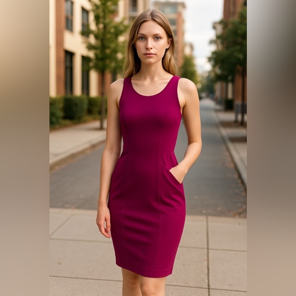 Susana Monaco Purple Mini Dress with Pockets Size X-Small - Picture 1 of 9